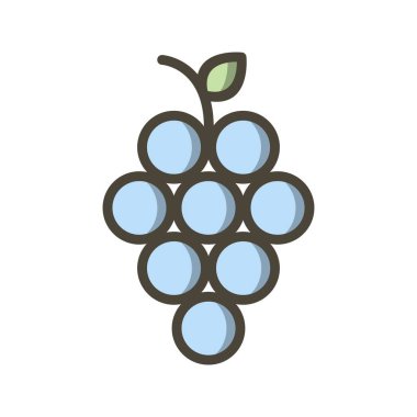 Vektör yiyecek ve sağlık simgesi