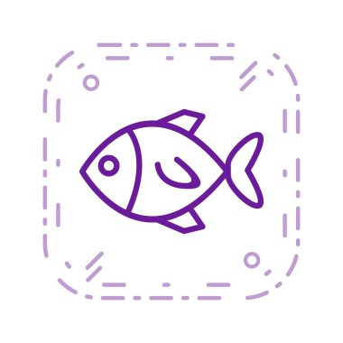 Vektör yiyecek ve sağlık simgesi