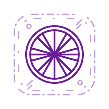 Vektör yiyecek ve sağlık simgesi