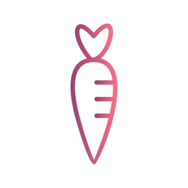 Vektör yiyecek ve sağlık simgesi