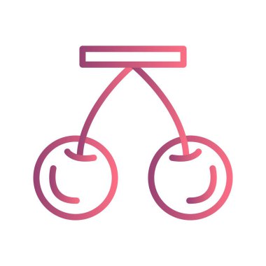 Vektör yiyecek ve sağlık simgesi