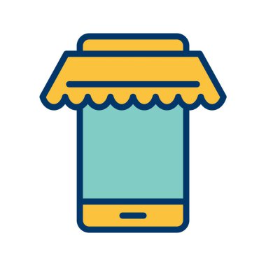 E-ticaret vektör simgesi