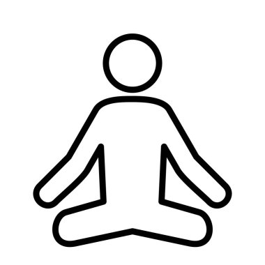 Vektör sağlık ve egzersiz simgesi