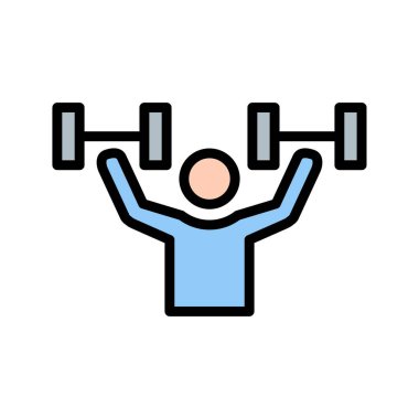 Vektör sağlık ve egzersiz simgesi