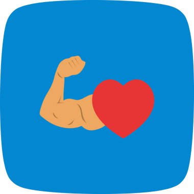 Vektör sağlık ve egzersiz simgesi