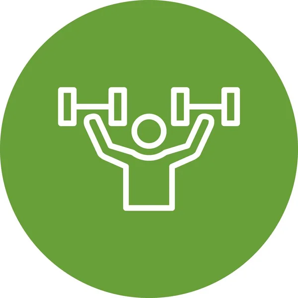 Vector Health Exercise Icon — Stock Vector