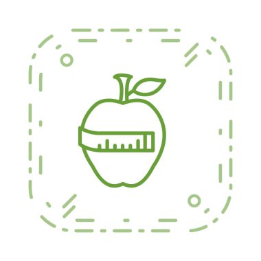 Vektör sağlık ve egzersiz simgesi