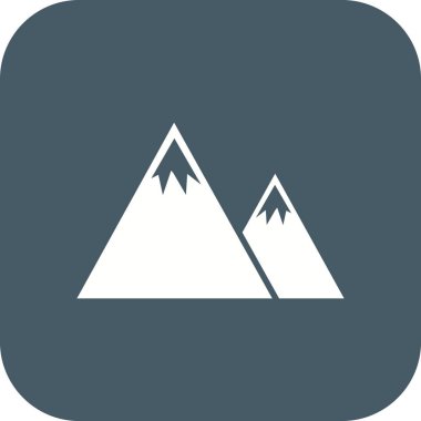 Dağlar vektör simge işareti simge vektör çizim kişisel ve ticari kullanım için..