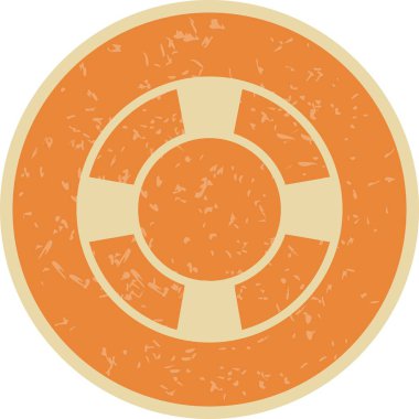 Kişisel ve ticari kullanım için can simidi vektör simge işareti simge vektör çizim..