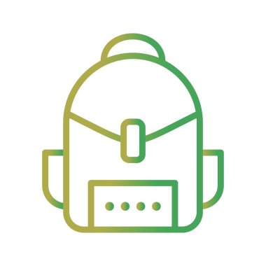 Çanta vektör simge işareti simge vektör çizim kişisel ve ticari kullanım için..