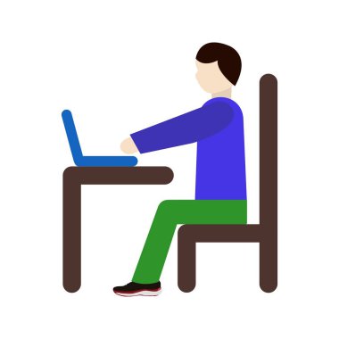 Laptop ICO kullanarak vektör