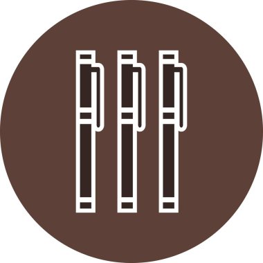 Vektör evrensel simgesi Trendy bakmak.