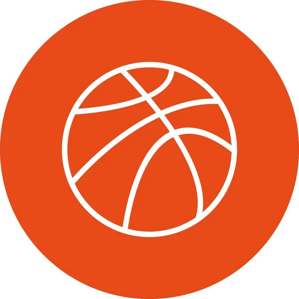 Vector Basket Ball Ico — Stock Vector