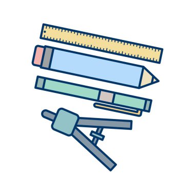 Vektör evrensel simgesi Trendy bakmak.