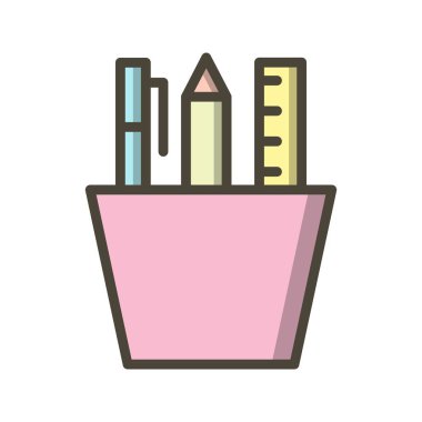 Vektör evrensel simgesi Trendy bakmak.