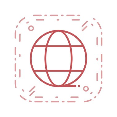 Vektör evrensel simgesi Trendy bakmak.