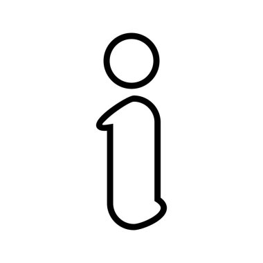 Vektör evrensel simgesi Trendy bakmak.