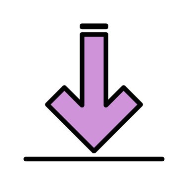 Vektör evrensel simgesi Trendy bakmak.