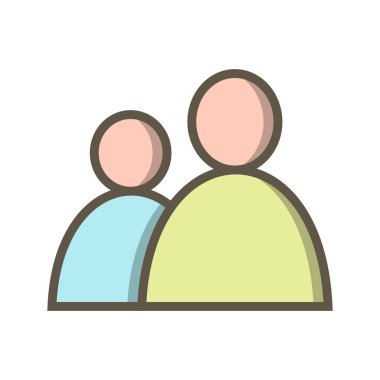 Vektör evrensel simgesi Trendy bakmak.