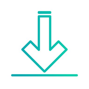 Vektör evrensel simgesi Trendy bakmak.