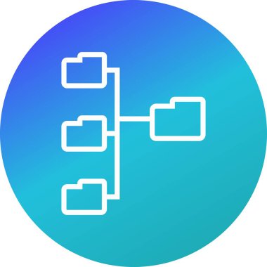 Vektör evrensel simgesi Trendy bakmak.