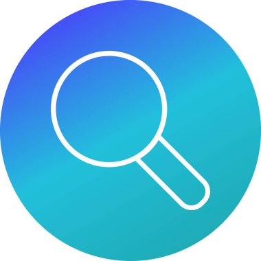 Vektör evrensel simgesi Trendy bakmak.