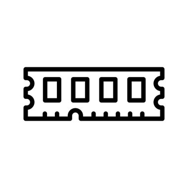 RAM vektör simge işareti simge vektör çizim kişisel ve ticari kullanım için..