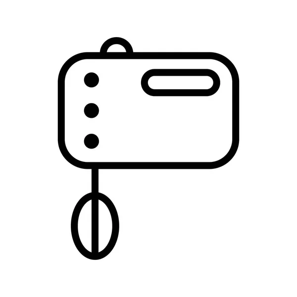 Lebensmittelmixer Vektor Symbol Zeichen Symbol Vektor Illustration Für Den Persönlichen — Stockvektor