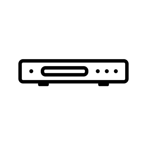 個人的な商業使用のため Dvd プレーヤー ベクトル アイコン記号アイコンのベクトル図 — ストックベクタ