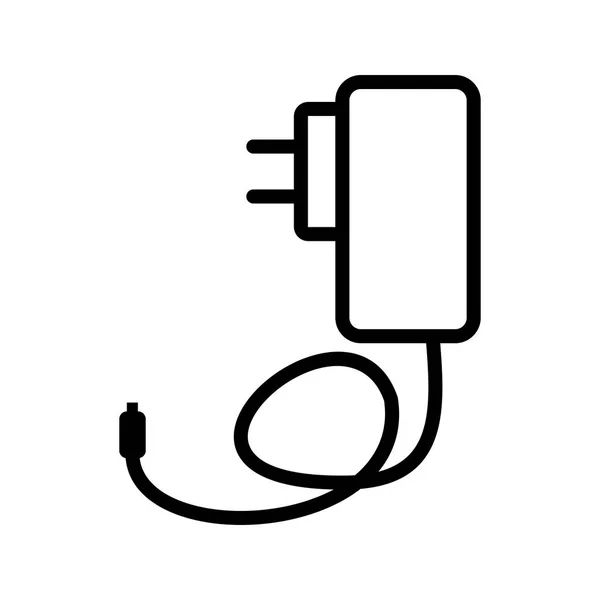 個人的な商業使用のため携帯電話充電器ベクトル アイコン記号アイコンのベクトル図 — ストックベクタ