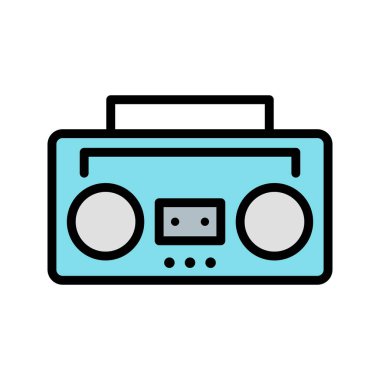 Ses teyp vektör simge işareti simge vektör çizim kişisel ve ticari kullanım için..