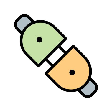 Bağlayıcı vektör simge işareti simge vektör çizim kişisel ve ticari kullanım için fiş..