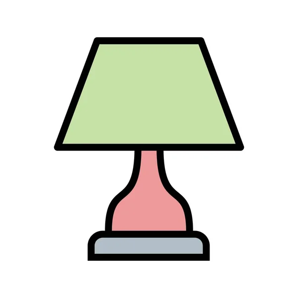 Иконка Вектора Лампы Знак Иконки Иллюстрация Вектора Личного Коммерческого Использования — стоковый вектор