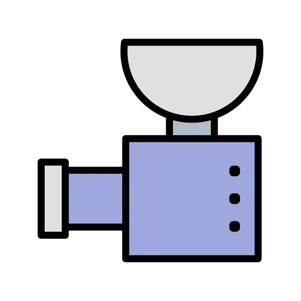 Fleischmühle Vektor Symbol Zeichen Symbol Vektor Illustration Für Den Persönlichen — Stockvektor