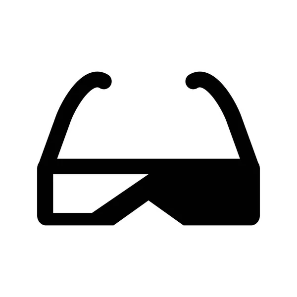 Brille Vektor Symbol Symbol Vektor Illustration Für Den Persönlichen Und — Stockvektor