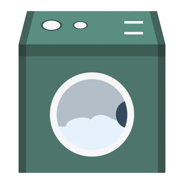 Wasmachine Vector Icon Signaal Pictogram Vectorillustratie Voor Persoonlijk Commercieel Gebruik — Stockvector