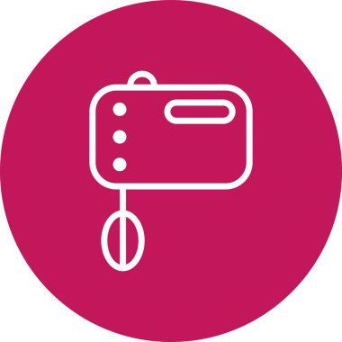 Yemek karıştırıcı vektör simge işareti simge vektör çizim kişisel ve ticari kullanım için..