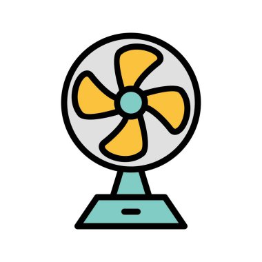 Fan vektör simge işareti simge vektör çizim kişisel ve ticari kullanım için şarj..