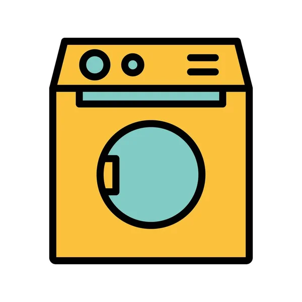 Washing Machine Vector Icon Sign Icon Vector Illustration Personal Commercial — Stock Vector