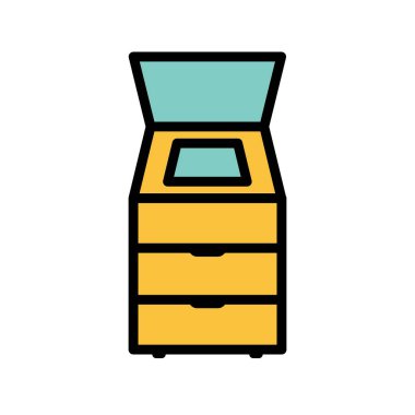 Tarayıcı vektör simge işareti simge vektör çizim kişisel ve ticari kullanım için..