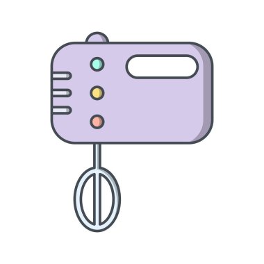 Yemek karıştırıcı vektör simge işareti simge vektör çizim kişisel ve ticari kullanım için..