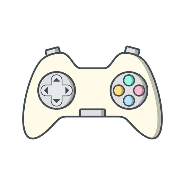 Control Pad Vector Icon Sign Icon Vector Illustration Para Uso — Vector de stock