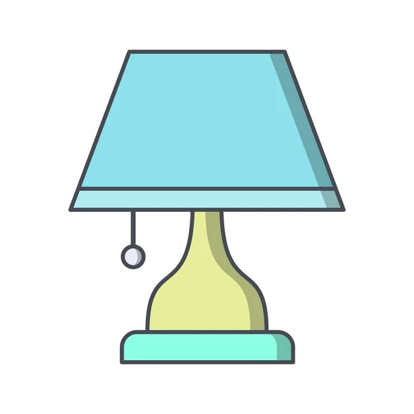 Illustration Vectorielle Icône Signe Icône Lampe Pour Usage Personnel Commercial — Image vectorielle