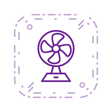 Fan vektör simge işareti simge vektör çizim kişisel ve ticari kullanım için şarj..