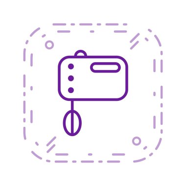 Yemek karıştırıcı vektör simge işareti simge vektör çizim kişisel ve ticari kullanım için..