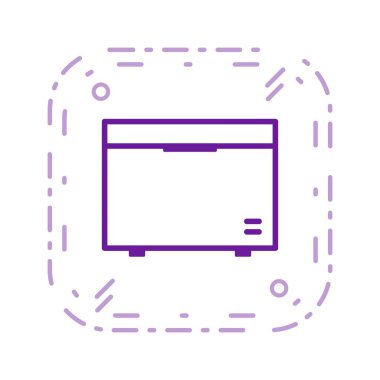 Derin dondurucu vektör simge işareti simge vektör çizim kişisel ve ticari kullanım için..