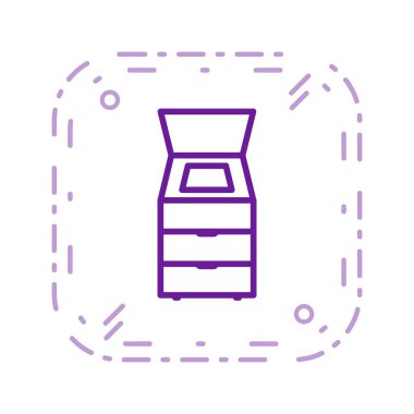 Tarayıcı vektör simge işareti simge vektör çizim kişisel ve ticari kullanım için..