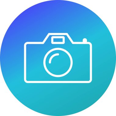 Kamera vektör simge işareti simge vektör çizim kişisel ve ticari kullanım için..