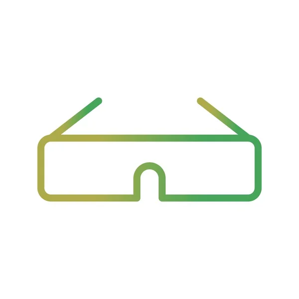 Glasögon Vektor Ikonen Logga Ikonen Vektorillustration För Personligt Och Kommersiellt — Stock vektor