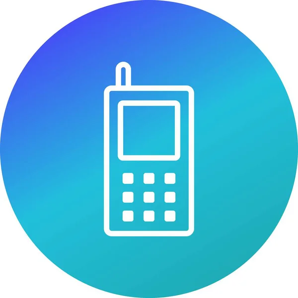 Ilustração Vetor Ícone Sinal Vetor Vetor Telefone Celular Para Uso — Vetor de Stock